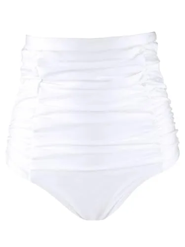 High Waisted Bikini Bottom, White