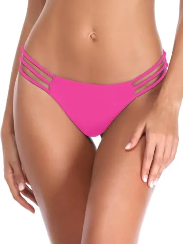 Thong Bikini Bottom, Hot Pink