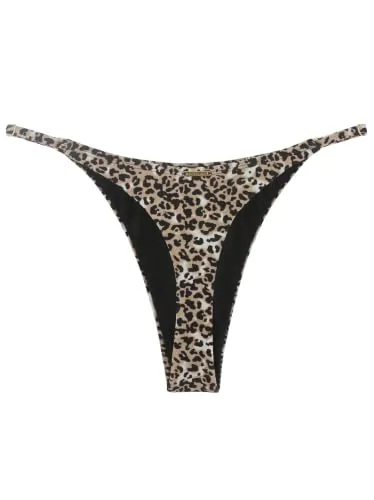 Thong Bikini Bottom, Leopard (Medium)
