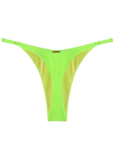 Thong Bikini Bottom, Neon Green