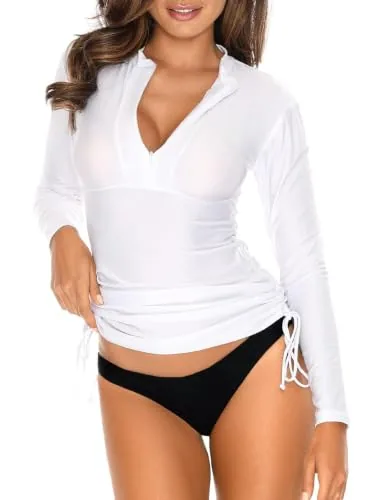 Rash Guard, White (X-Large)