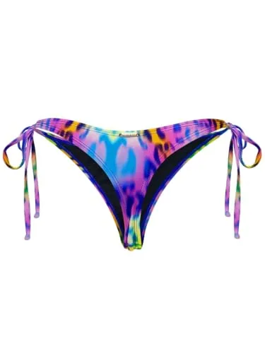 Thong Bikini Bottom, Purple (Medium)