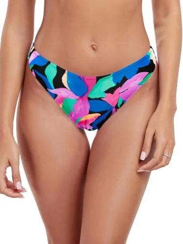 Cheeky Bikini Bottom, Colorful Leaves