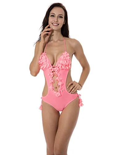 Triangle One Piece, Pink