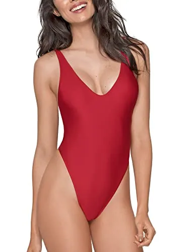 Thong One Piece, Red (Large)