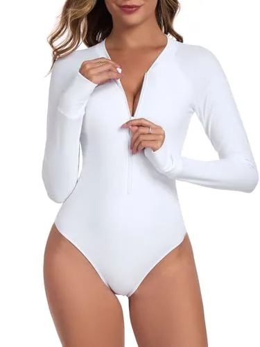 Full Coverage Rash Guard, White (X-Large)